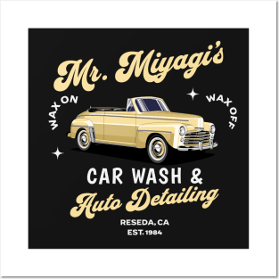 Mr. Miyagi's Car Wash & Auto Detailing - Est. 1984 Posters and Art